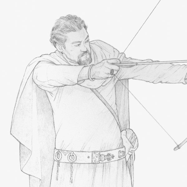 Archäeologische Rekonstruktionszeichnung - archaëa
