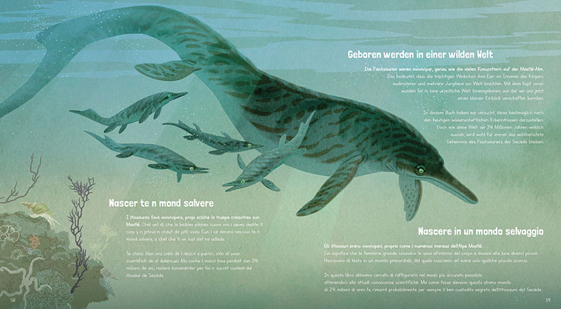 Ichthyosaurus, Ittiosauro, Fischsaurier, Itiosaur