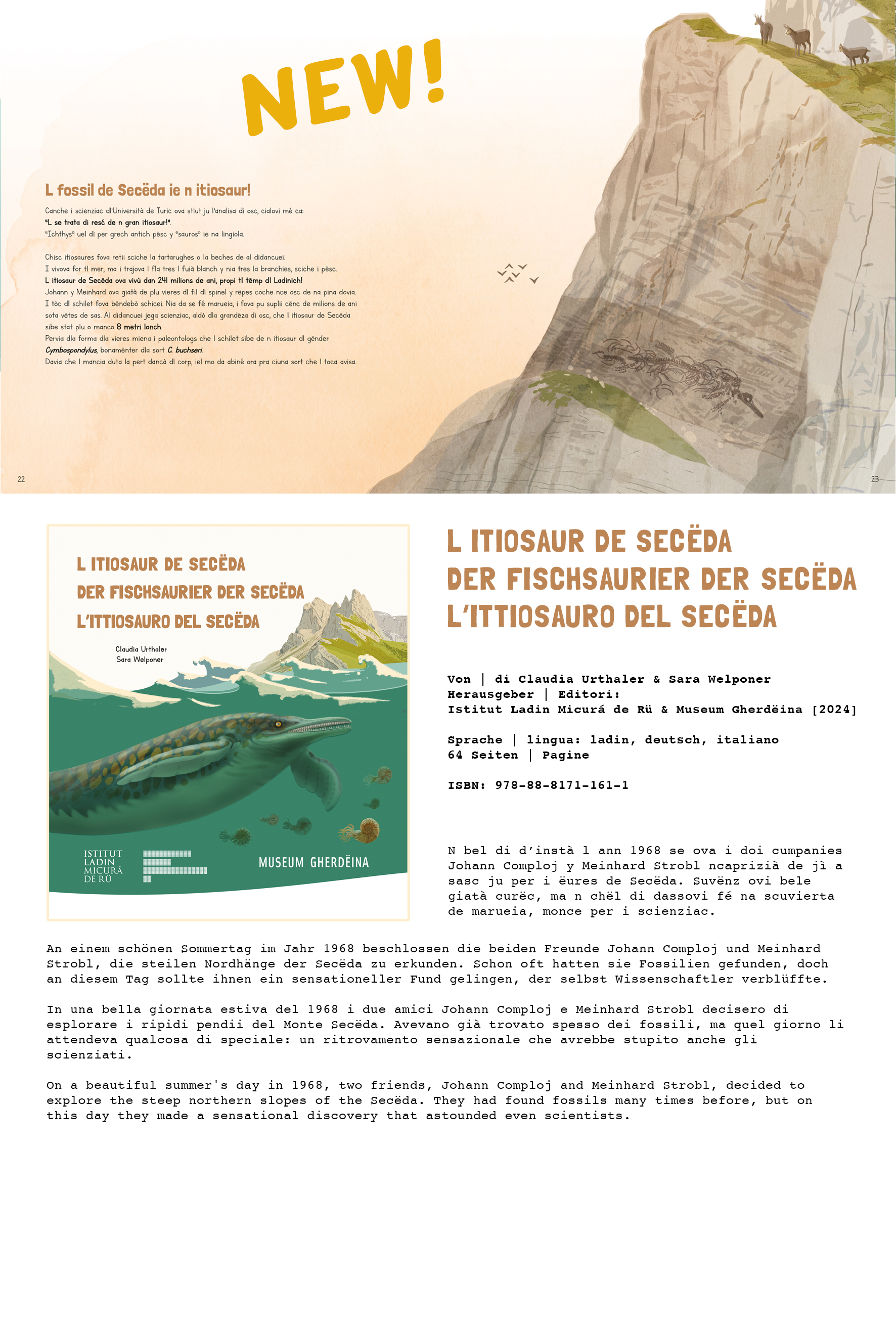 Sara Welponer, Ichthyosaurus, Ittiosauro, Fischsaurier Itiosaur, Secëda